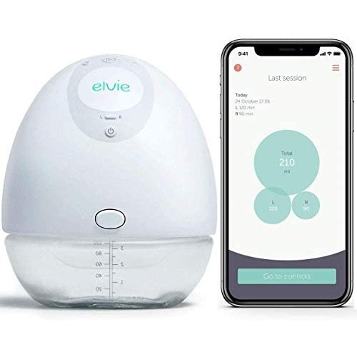 Elvie Pump Single Silent Wearable Breast Pump with App - Electric Hands-Free Portable Breast That Can Be Worn in-Bra