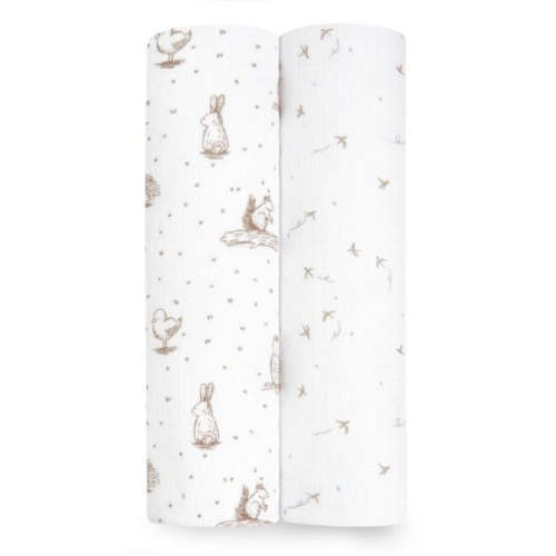 Essentials Silky Soft Muslin Swaddle - 2 Pack