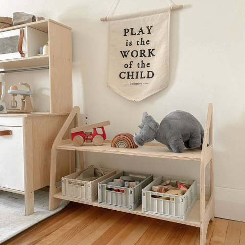 ✮ Wood Montessori Shelf ✮ Enjoy The Wood