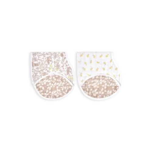 Aden and Anais Silky Soft Reversible Burpy Bibs, 2 Pack