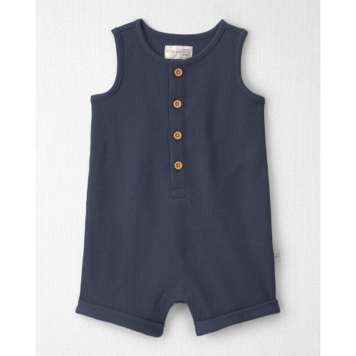 Baby Organic Cotton Waffle Knit Romper - Little Planet | Carter's