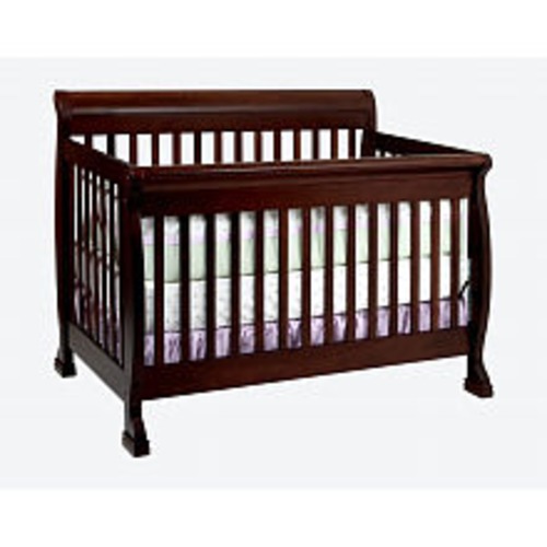 daVinci Kalani 4-in-1 Convertible Baby Crib - Strong, Easy to Assemble GREENGUARD Certified Crib - Convertible to Toddler Bed, Daybed, Full-Size Bed - Four Adjustable Mattress Heights - Espresso