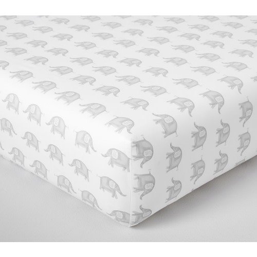 Taylor Organic Crib Fitted Sheet
