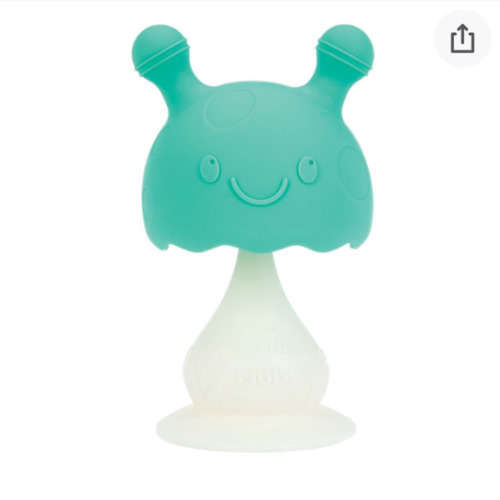 Mushroom Bobble Head Teether Toy