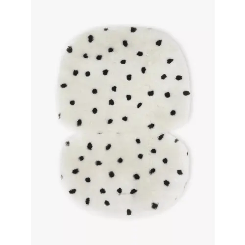 Binibamba | Polka Dot-Patterned Sheepskin Pram Snuggler