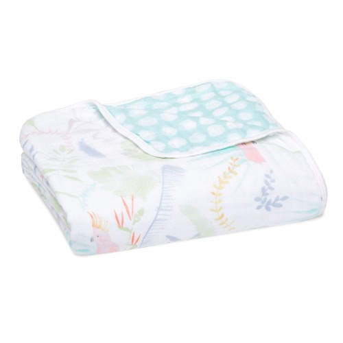 Tropical Cotton Muslin Dream Blanket | aden + anais
