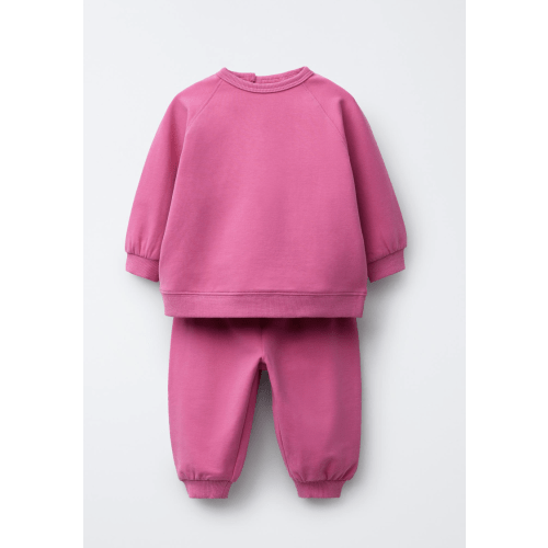 SWEATSHIRT AND JOGGER PANTS SET - Mid-pink | ZARA United States