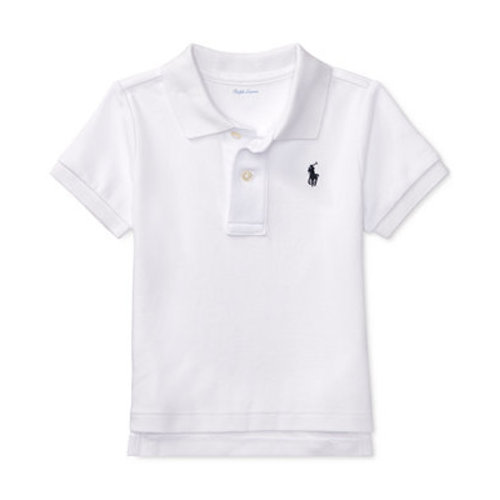 Baby Boys Cotton Polo Short Sleeved Shirt