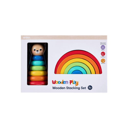 Anko Wooden Play Stacking Set