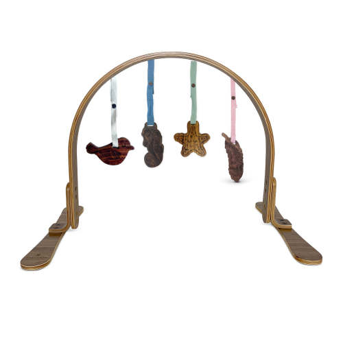 play gym | all wood - dark feather