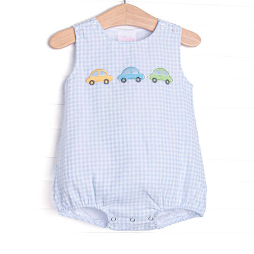 Life is a Highway Applique Bubble, Blue – Stitchy Fish