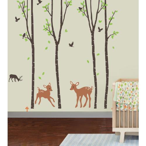 Tranquil Woodland Wall Decal Sticker - 17x30