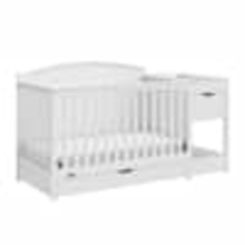Graco Bellwood White 5-in-1 Convertible Crib and Changer 04686-611