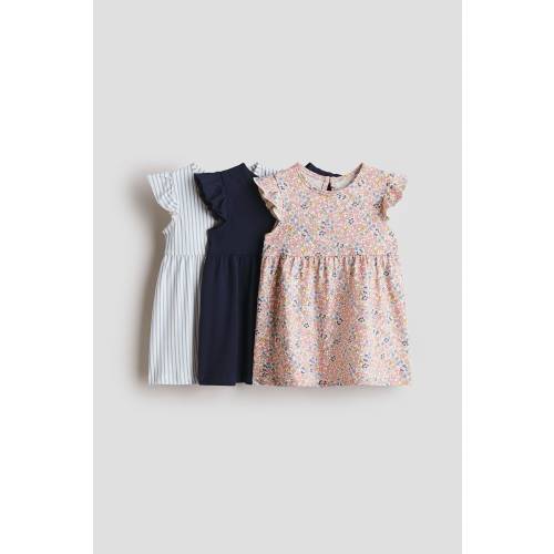 3-PACK PRINTED COTTON DRESSES