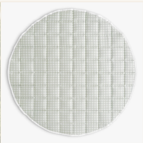 Picnic Gingham Play Mat - Green