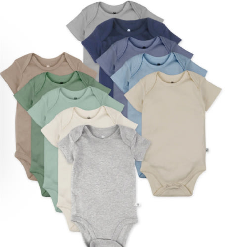 10-Pack Organic Cotton Short Sleeve Bodysuits | Honest Baby Clothing