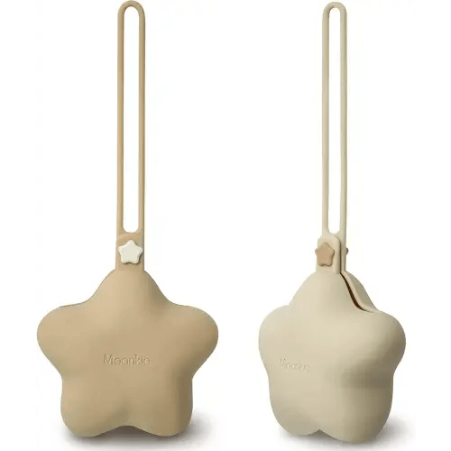 Silicone Pacifier Holder Case, Cute Portable Pacifier Storage Case, 2 Pack