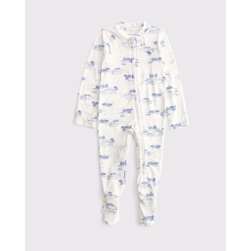 baby essential icon footed one-piece