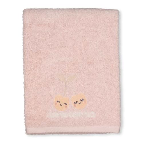Light Pink Baby Organic Embroidered Towel | Best&Less™ Online
