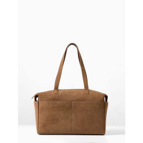 Nappy Bag - Brown Suede
