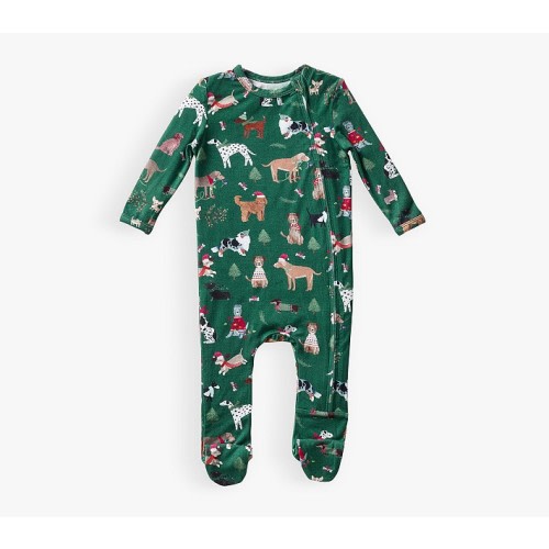 Holiday Dogs Bamboo Viscose Baby Pajama