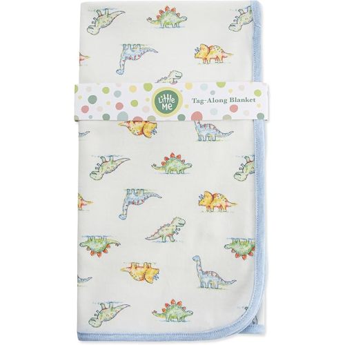 Little Me Blankets for Baby Boys' Dinomite Dinosaurs Swaddling Receiving Blanket, 30 x 27 Inches