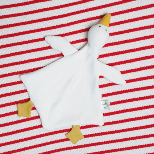 Nanchen Organic Cotton Goose Towel Doll (Fritzi) | Dolls- Blue Otter Toys