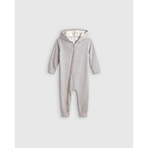 100% Organic Cotton Hooded Moto Romper