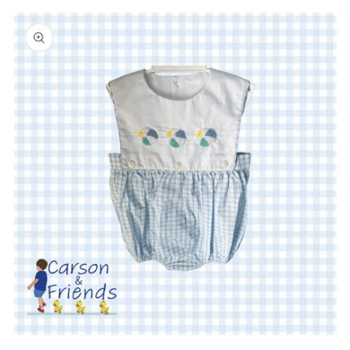 Carson and Friends Beach Ball French Knot Bubble- Blue