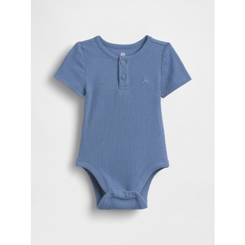 Baby First Favorites TinyRib Henley Bodysuit