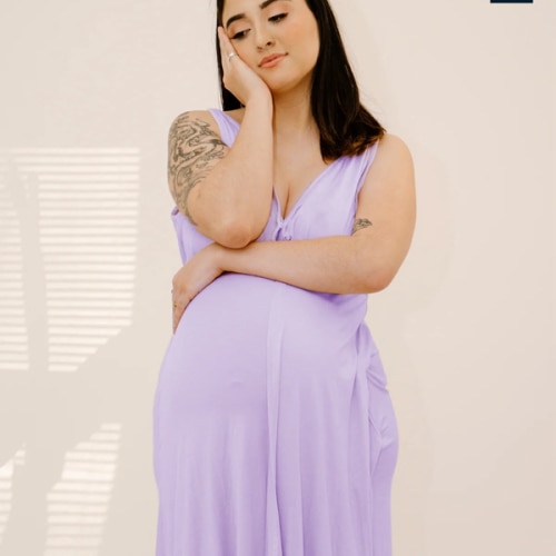 Juliet Labor & Postpartum Gown in Lilac-Limited Time