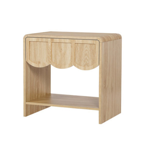 Latitude Run® End Table With Storage, 1 - Drawer Nightstand | Wayfair