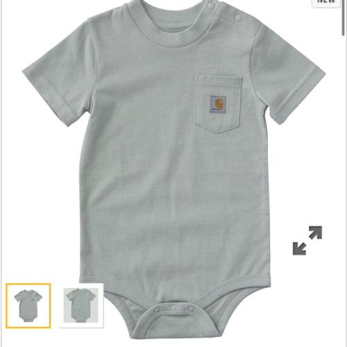 Kids' Short Sleeve Pocket Bodysuit (Baby) |