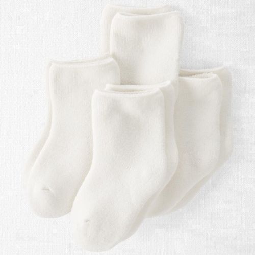 Baby 4-Pack Organic Cotton Terry Socks | Carter’s Oshkosh Canada