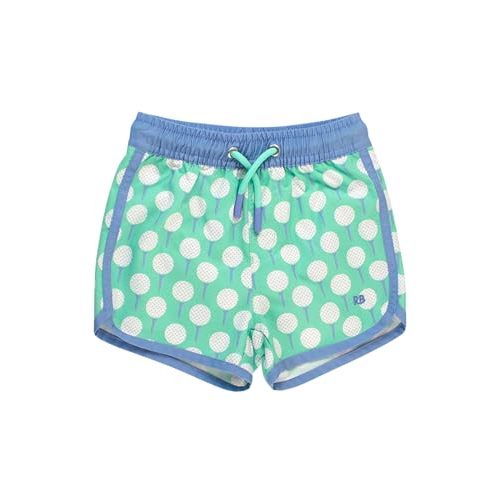RUGGEDBUTTS Boys UPF50+ Sun Protection Dolphin Hem Swim Trunks