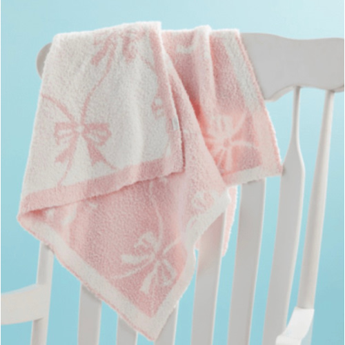 Bow Chenille Blanket