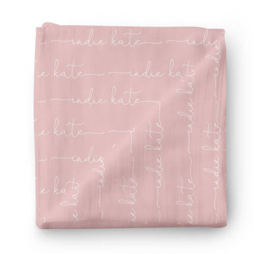 Personalized Baby Name Swaddle Blanket | Dusty Hues