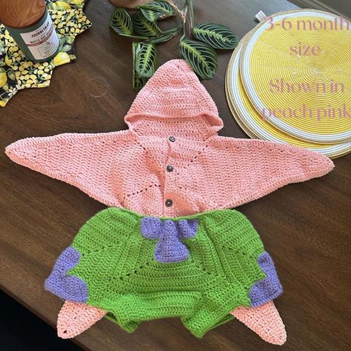 Baby Starsuit in Chenille with Shorts (Made to Order)