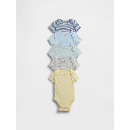 Baby First Favorites TinyRib Bodysuit (5-Pack)