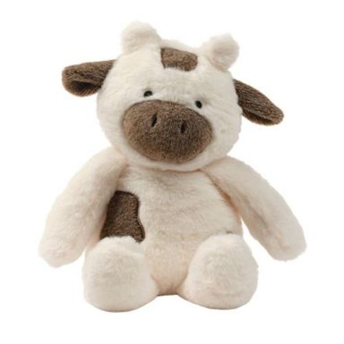 Bedtime Originals Farmyard Friends Plush Stuffed Animal Toy - Cow: 9.75" Height, 0.35 lbs.