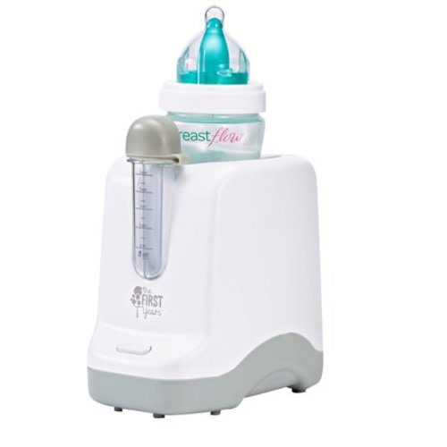The First Years 2-in-1 Simple Serve Bottle Warmer And Pacifier Sanitizer, Works With Most Bottles