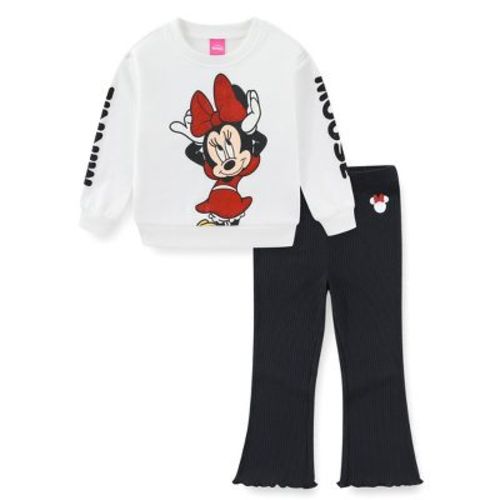 Disney Minnie Mouse Girls Sweatshirt and Flared Legging Pants Set for Infant