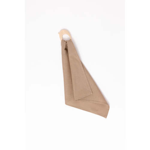 Desert Lark - Linen + Maple Ring Teether – WildBird