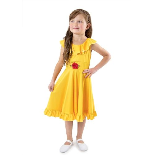 Little Adventures Yellow Beauty Princess Twirl Dress