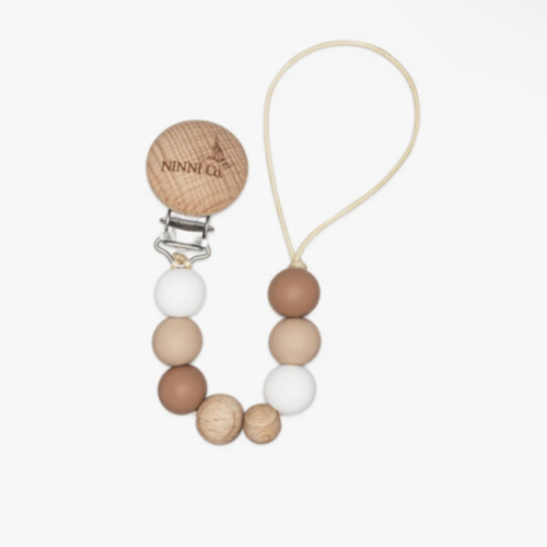 Ninni Co. Hazelnut Pacifier Clip