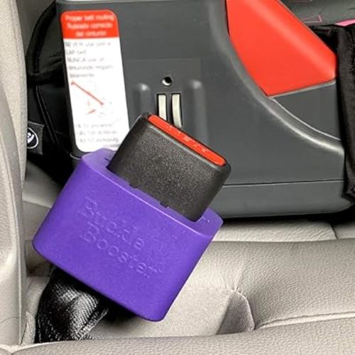 2-Pack New Seat Belt Buckle Booster (BPA Free) - Raises Your Seat Belt for Easy Access - Stop Fishing for Buried Seat Belts - Makes Receptacle Stand Upright for Easier Buckling