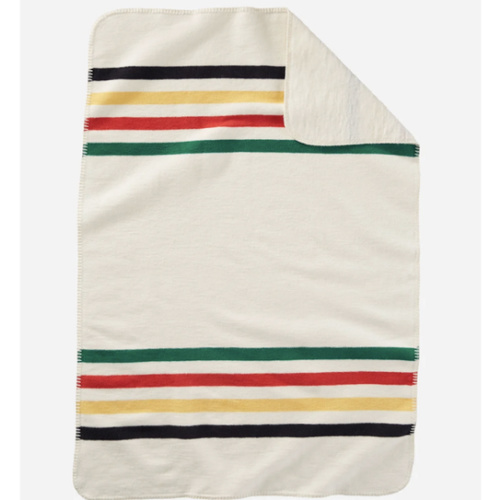 GLACIER ORGANIC COTTON BABY BLANKET