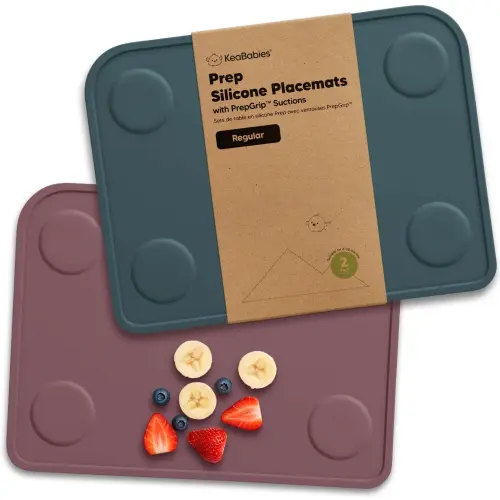 2-Pack Prep Silicone Placemats
