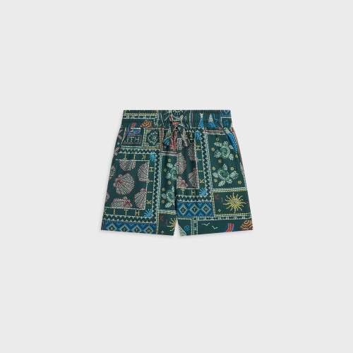 Kith Baby Beach Tile Thompson Camp Short - Stadium