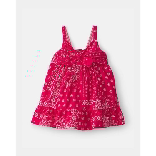 Baby Girl Bandana Sleeveless Dress - Red - OshKosh B'gosh | Carter's